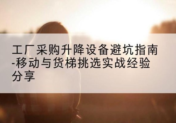 平利移动式升降机怎么选-工厂采购升降设备避坑指南-移动与货梯挑选实战经验分享